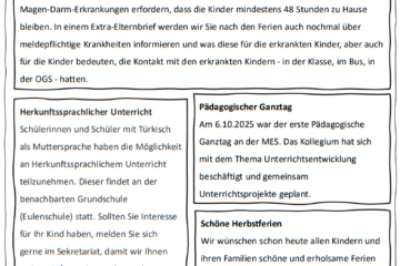 Newsletter Oktober 2025 Newsletter Oktober 2025
