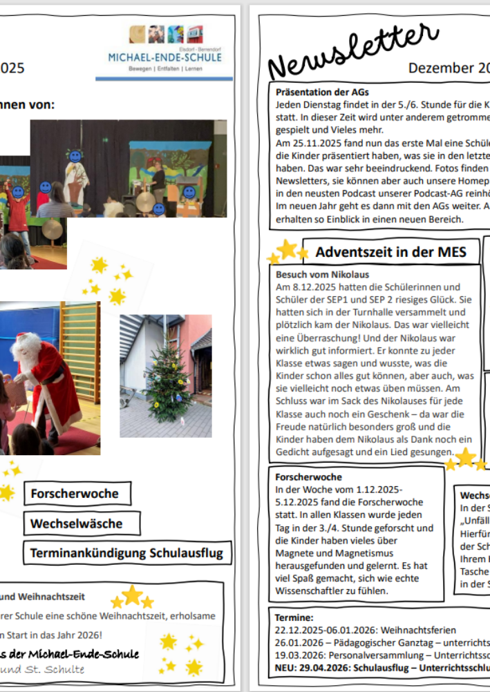 Newsletter Dezember 2025