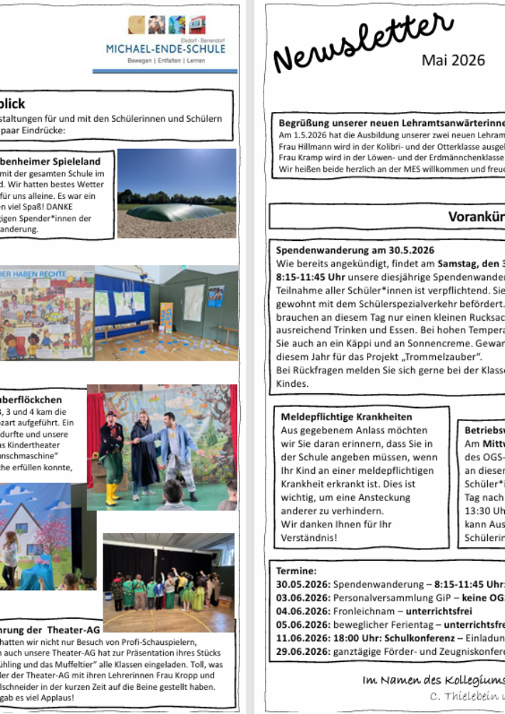 Newsletter Mai 2026